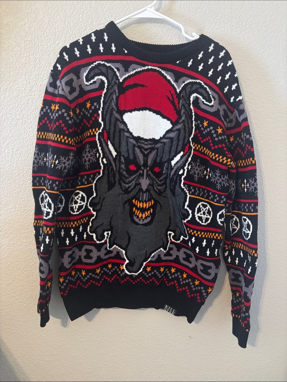 Killstar Black Krampus Sweater